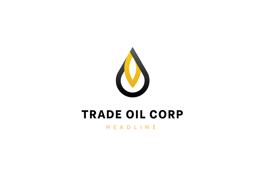 Trade oil corp logo template. in Logo Templates - product preview 8