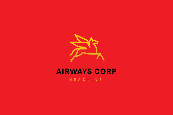 Airways corp logo template. in Logo Templates - product preview 2