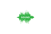 Sound logo template.