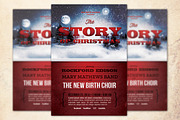 The Story of Christmas Church Flyer