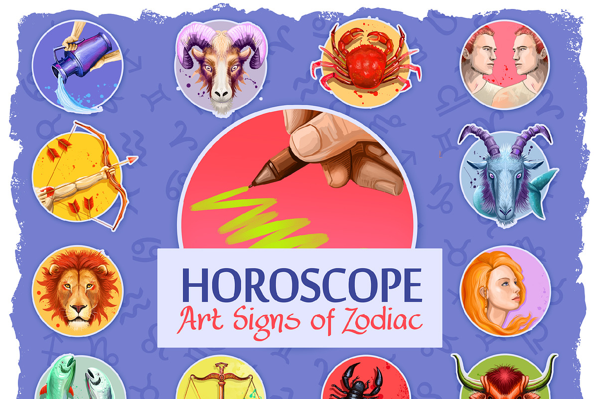 Horoscope Art Signs of Zodiac in Objects - product preview 8