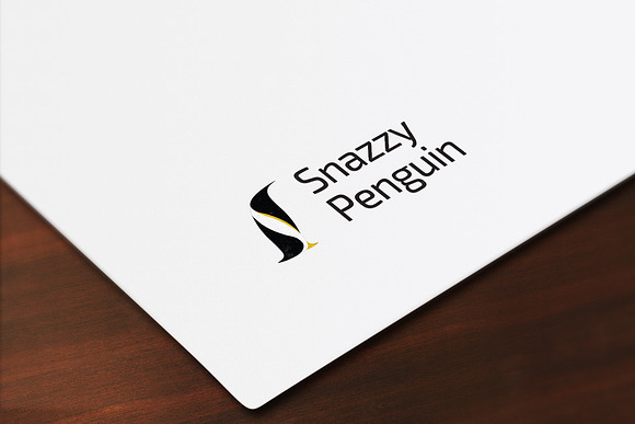 Snazzy Penguin | Vector Logo in Logo Templates - product preview 1