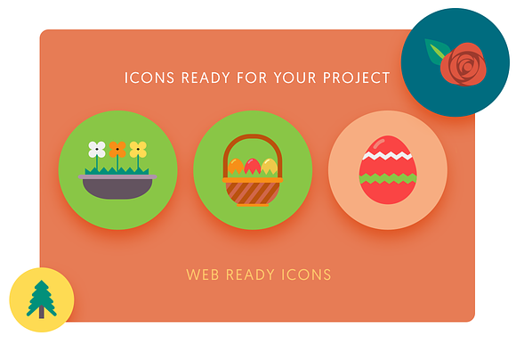 50 Spring Icons Vol.3 in Flower Icons - product preview 1