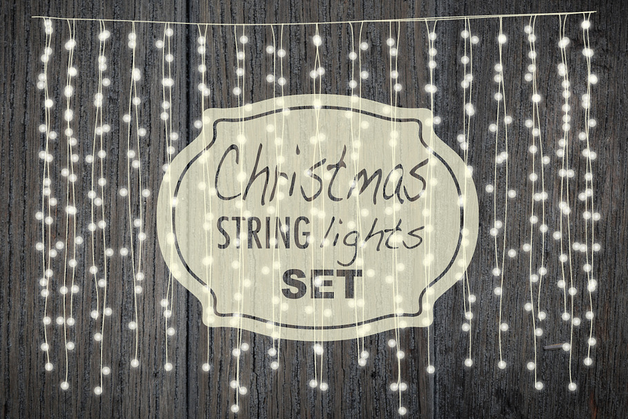 Christmas string lights set