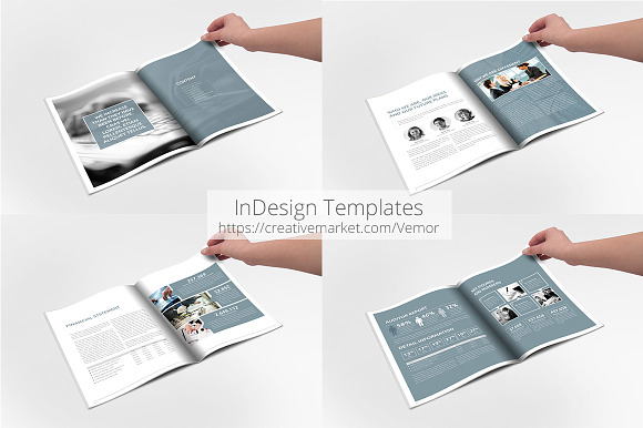 Annual Report Sharp InDesign Templat in Brochure Templates - product preview 1