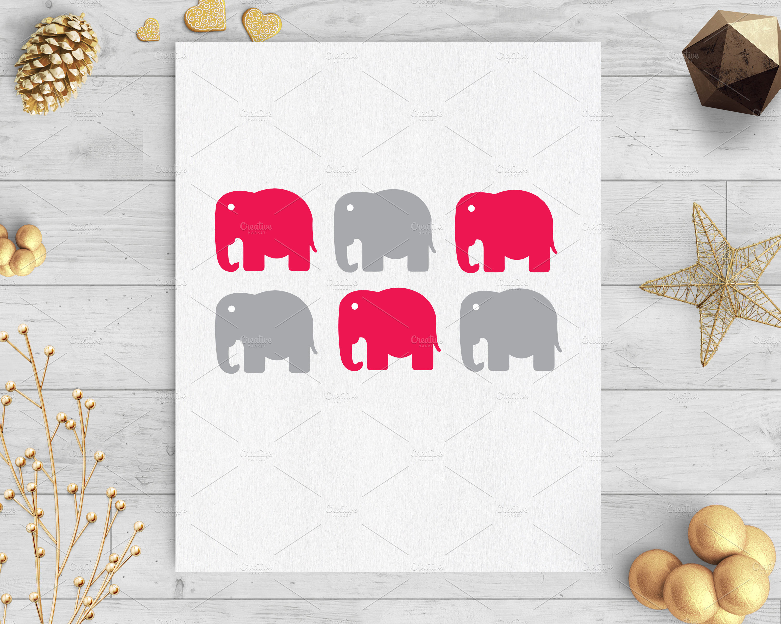 Download elephant baby shower gift tags svg | Custom-Designed ...