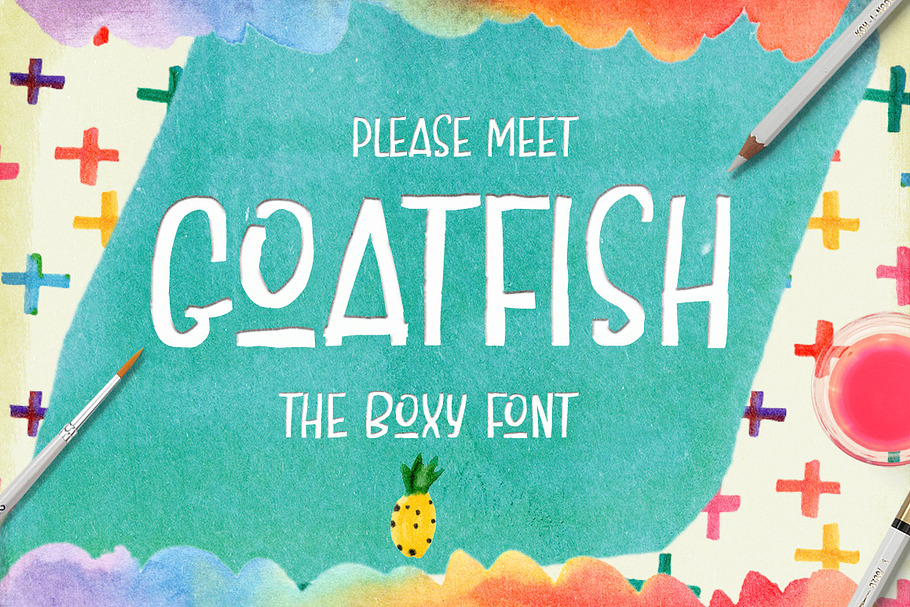 Goatfish Display Font in Display Fonts - product preview 8