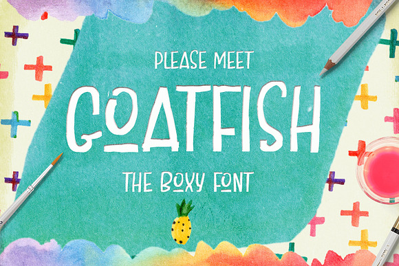 Goatfish Display Font in Display Fonts - product preview 3