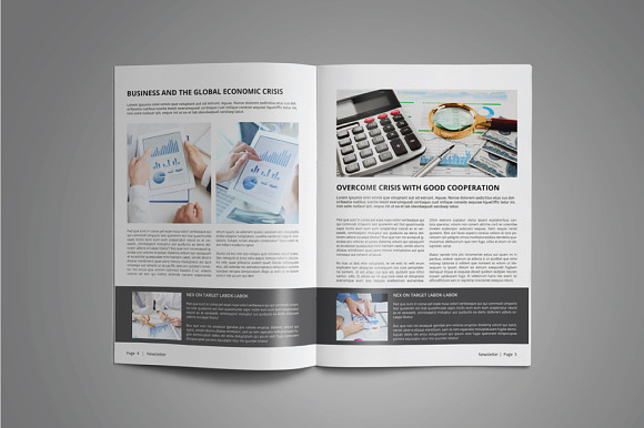 Corporate Newsletter in Magazine Templates - product preview 2