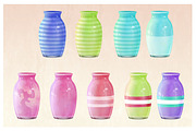Ceramic Vases & twigs (full pack)