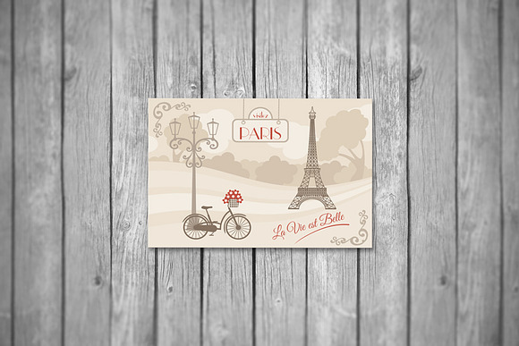 50% OFF -Realistic Postcard Mock Ups in Print Mockups - product preview 4