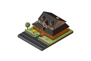 American Cottage, Small Wooden House
