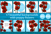 Poppies banners set