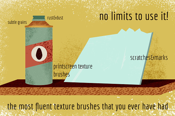 Scatter texture brushes for AI in Photoshop Brushes - product preview 1