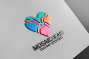 Mosaic Heart Logo