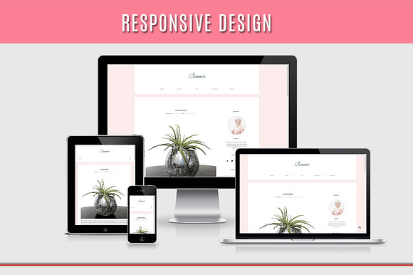 Blogger Template Responsive - Connie in Website Templates - product preview 4