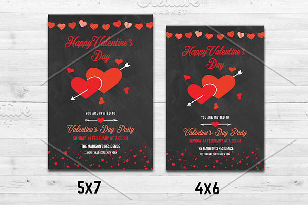 Valentine Party Flyer-V485