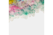Colorful Watercolor Textured Background from Brush Strokes