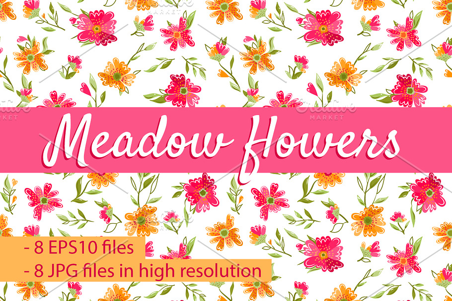 Meadow flowers in Patterns - product preview 8