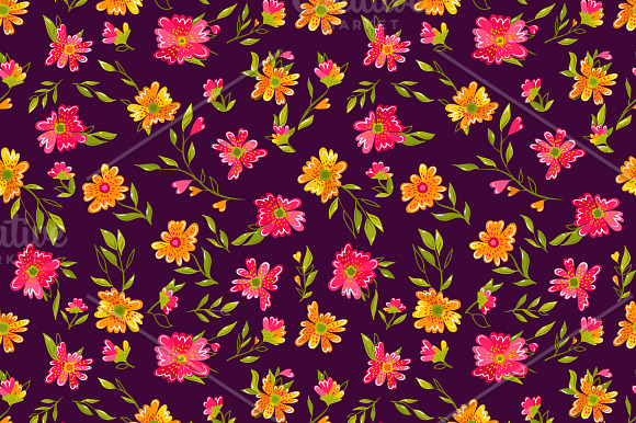Meadow flowers in Patterns - product preview 2