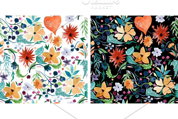 Love watercolor in Patterns - product preview 2