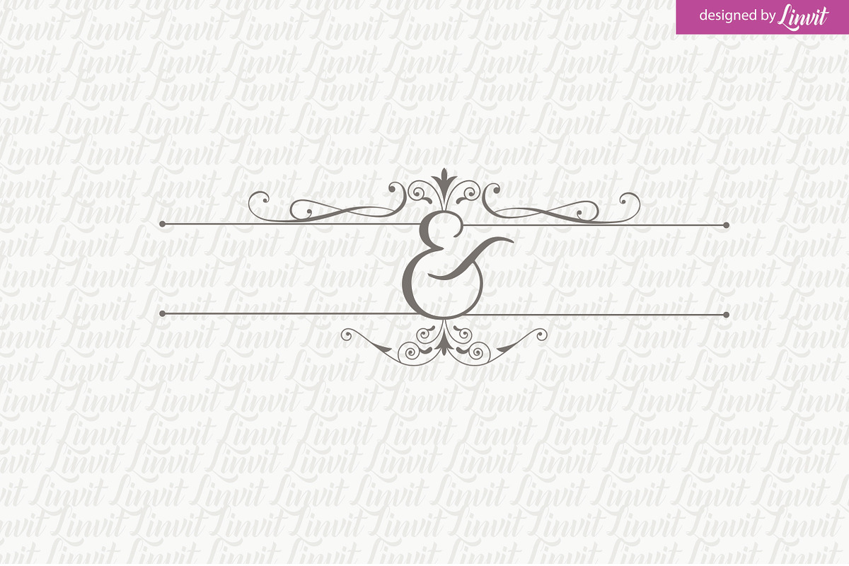 Minimalist Wedding Logo, Modern Logo in Logo Templates - product preview 8