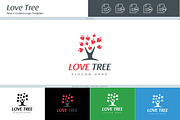 Love Tree Logo Template