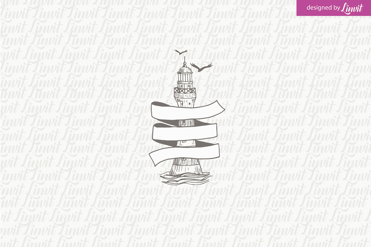 Lighthouse Wedding Logo in Logo Templates - product preview 8