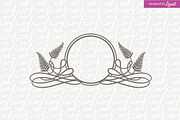 Luxury, Fern Wedding Logo
