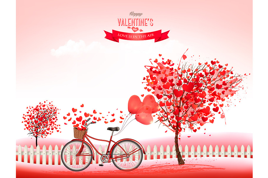 Valentine's day background in Illustrations - product preview 8