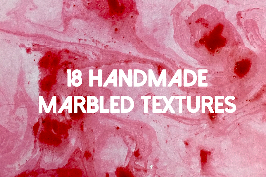 18 Handmade Marbled Textures