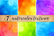 7 bright watercolor backgrounds