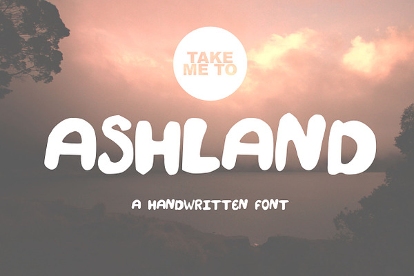 Ashland Handmade Font