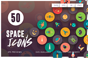 50 Space Icons