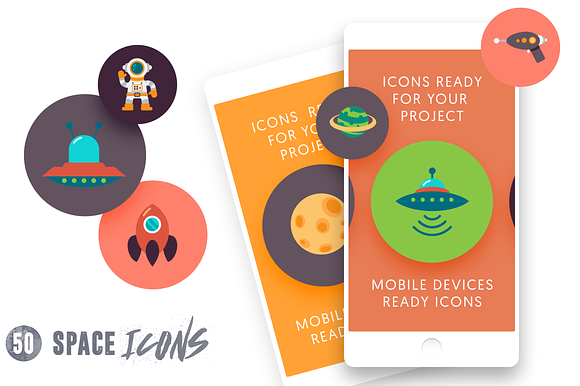 50 Space Icons in Science Icons - product preview 4