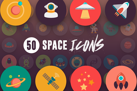 50 Space Icons in Science Icons - product preview 7