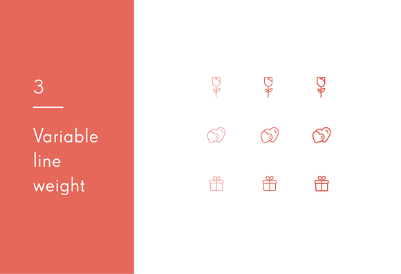 Love/ Wedding/ Valentine's day icons in Graphics - product preview 3