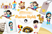 Arabian nights illustration pack