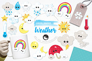 Weather illustration pack