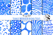 SeamlessWatercolor Animal Prints cob