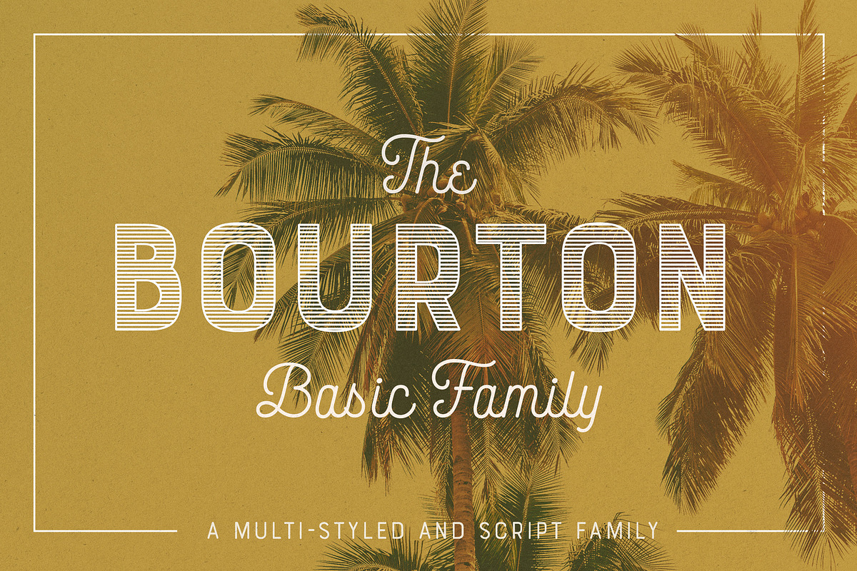 Bourton Basic Pack • 22 Fonts in Block Fonts - product preview 8