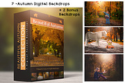 Autumn Backdrops - 7 Digital