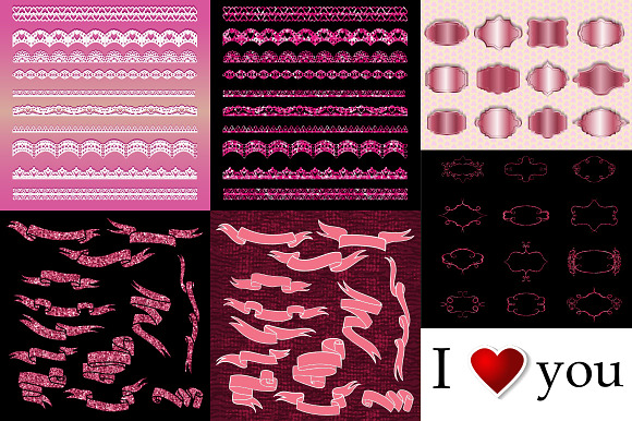 Happy Valentine's Day Big Set.  in Illustrations - product preview 4