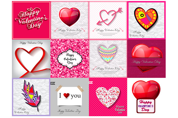 Happy Valentine's Day Big Set.  in Illustrations - product preview 8