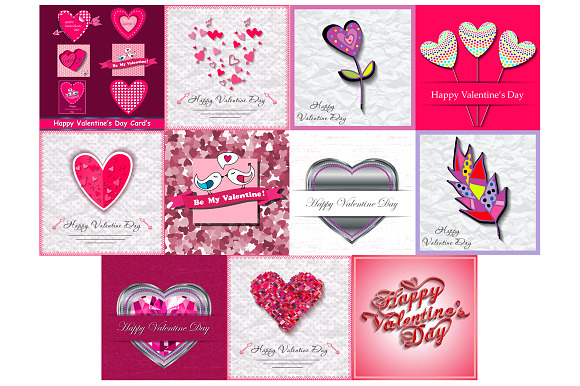 Happy Valentine's Day Big Set.  in Illustrations - product preview 9