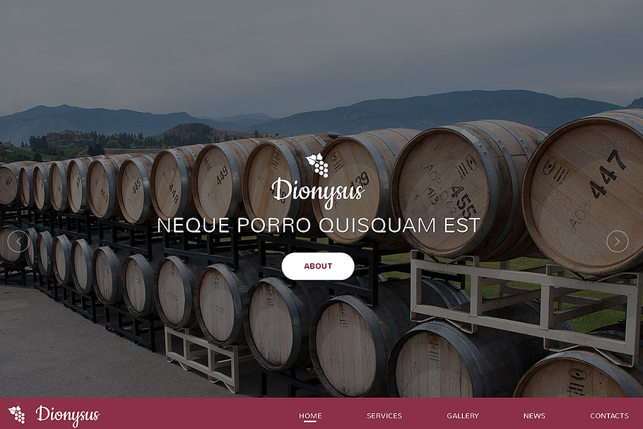 Dionysus Responsive One Page Theme in Landing Page Templates - product preview 8