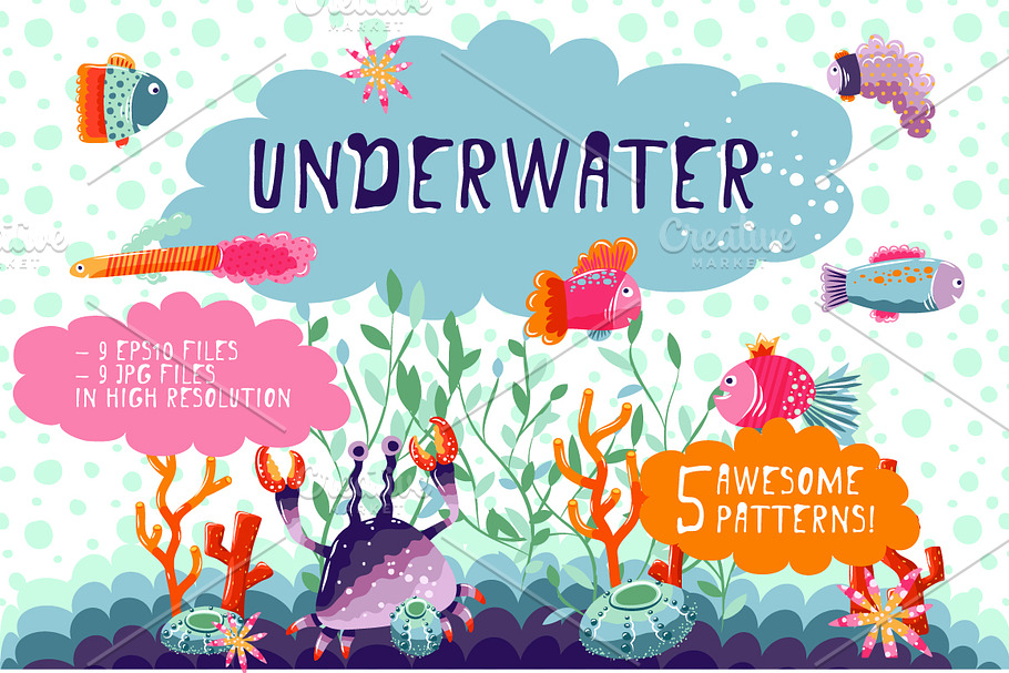 Underwater in Illustrations - product preview 8