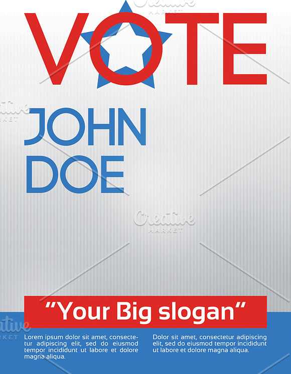 Vote Election Flyer Template in Flyer Templates - product preview 2