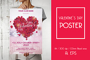 Valentine`s Day Party Poster 