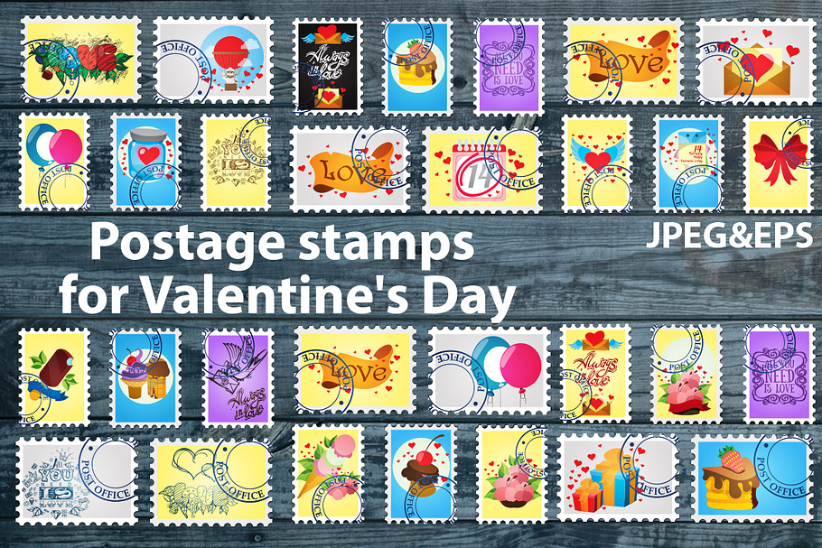 Post Card Valentine's Day in Illustrations - product preview 8